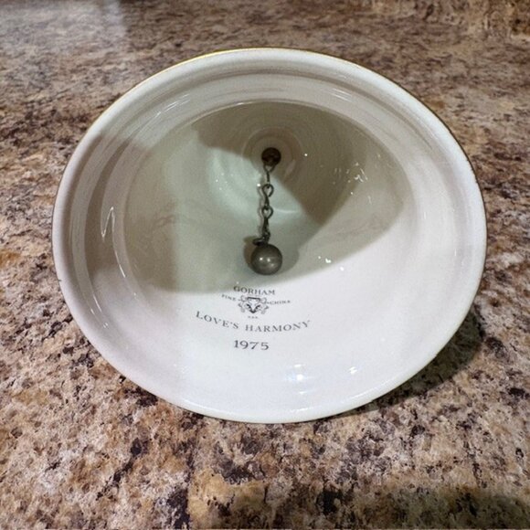 Vintage Norman Rockwell "Love's Harmony" Bell by Gorham, 1975 - Picture 8 of 9